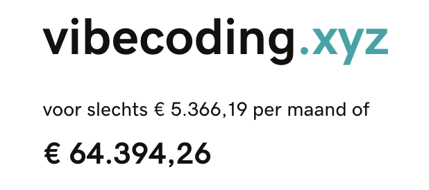 vibecoding.xyz pricing