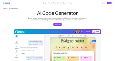 Canva Code Review: AI Code Generator for Designers