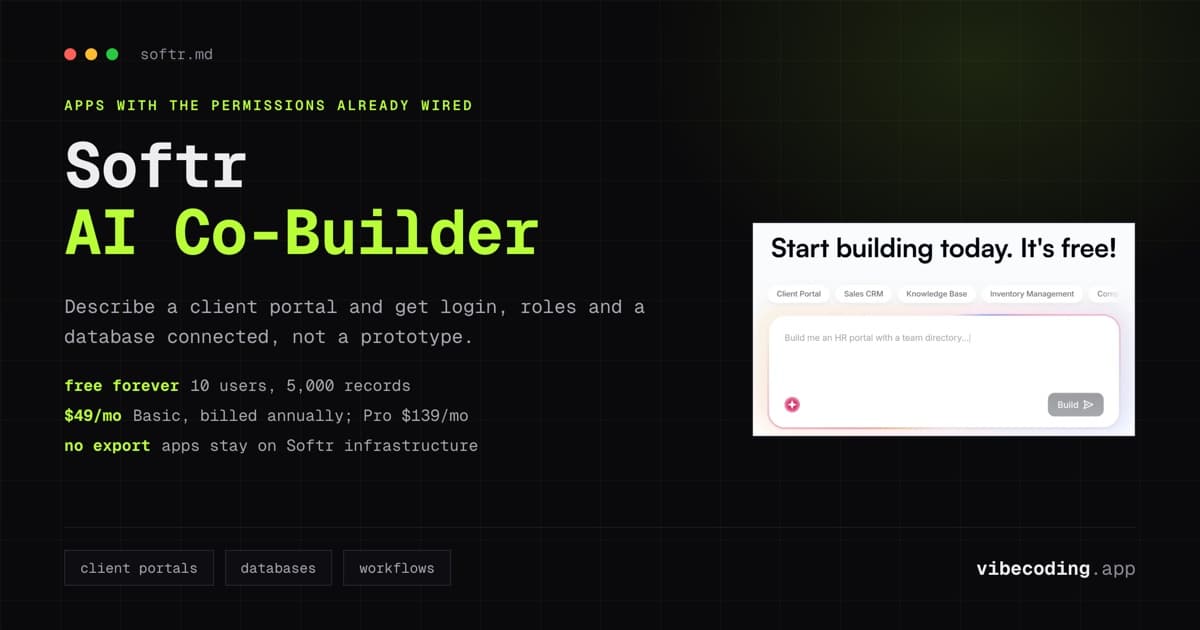 Softr Review: AI Platform for Building Working Business Apps