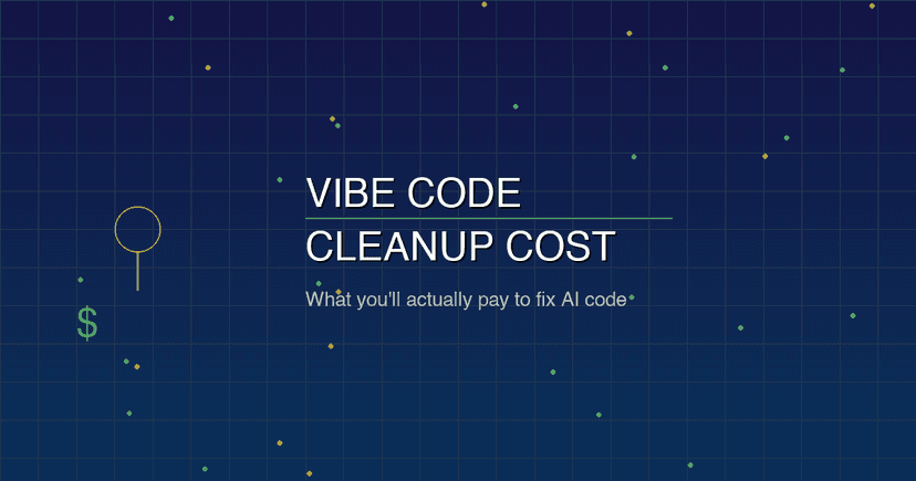 Vibe Code Cleanup Cost: What You'll Actually Pay to Fix AI-Generated Code (2026)