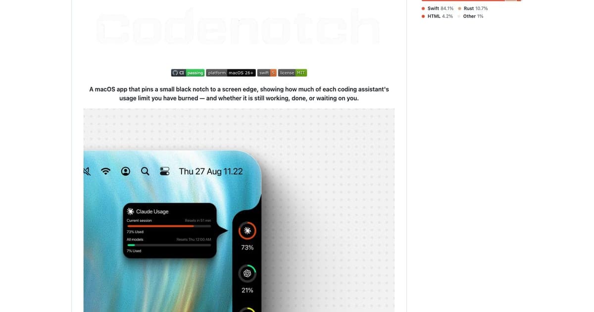 Codenotch screenshot
