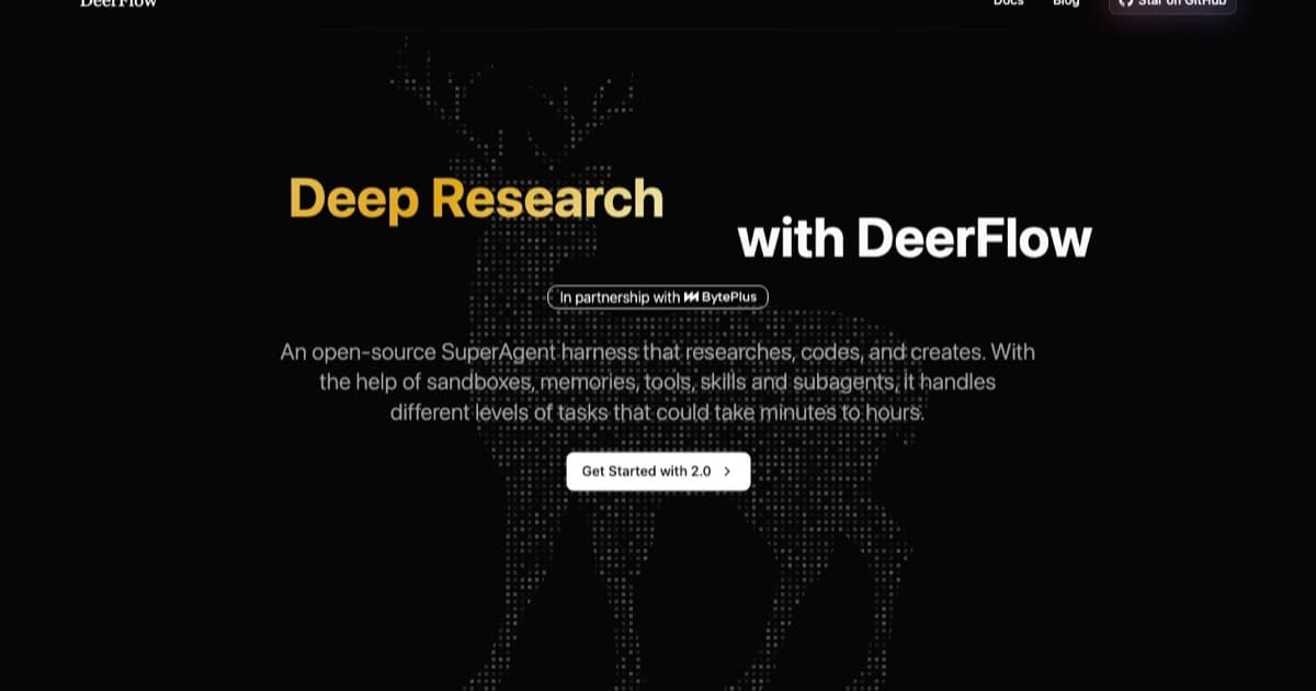 DeerFlow screenshot