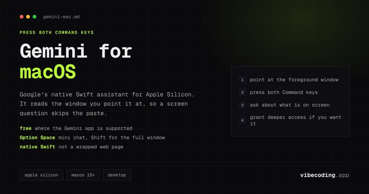 Gemini for macOS hero visualization