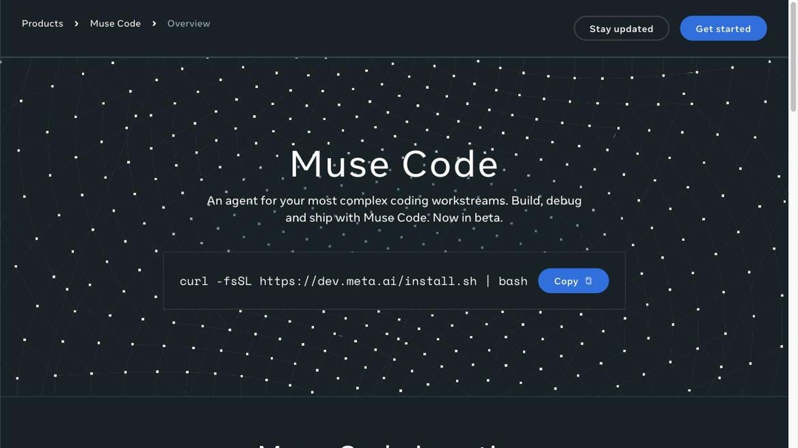 Muse Code screenshot