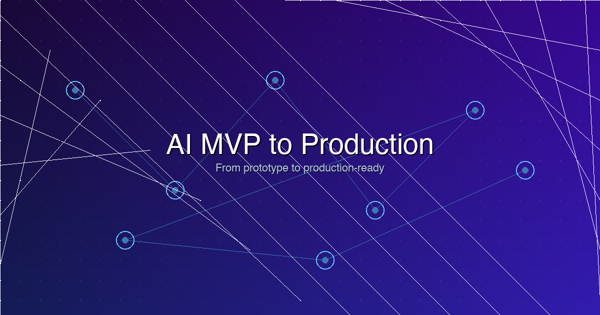 AI MVP to Production: The Complete Guide (2026)