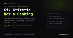 How to Choose the Right AI Coding Assistant (2026): A 5-Criteria Decision Framework