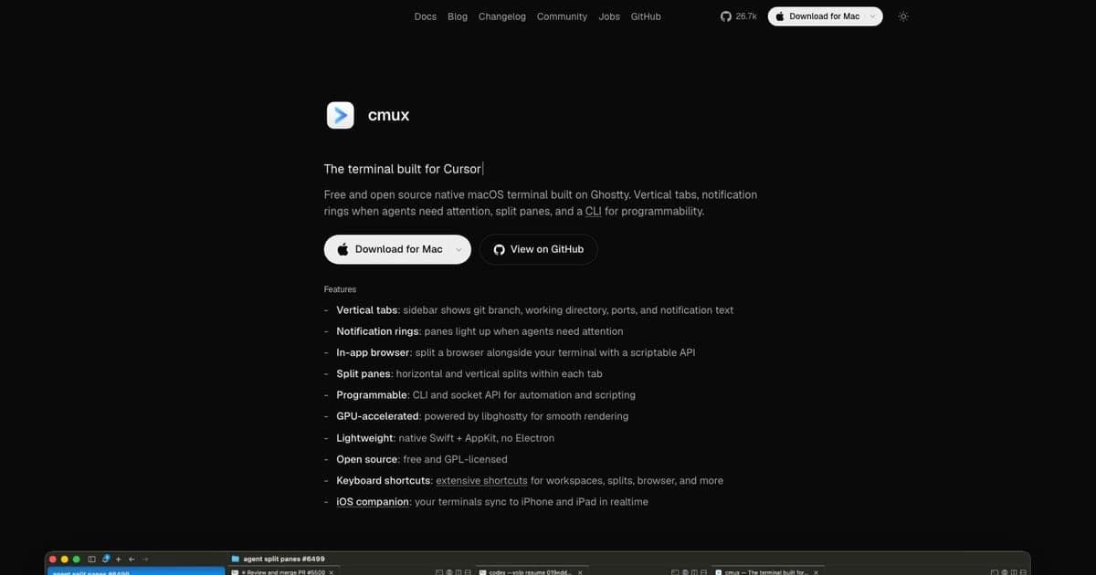 cmux Review (2026): The Native macOS Terminal Built for AI Coding Agents