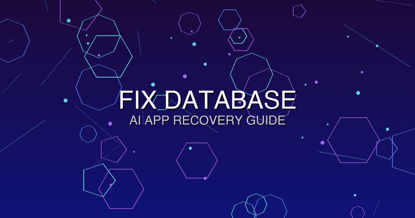 How to Fix Database Issues in Your AI-Generated App (2026)