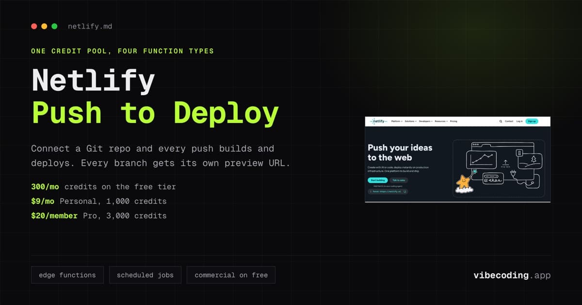 Netlify Review: Zero-Config Deployment Platform for Vibe Coding Projects