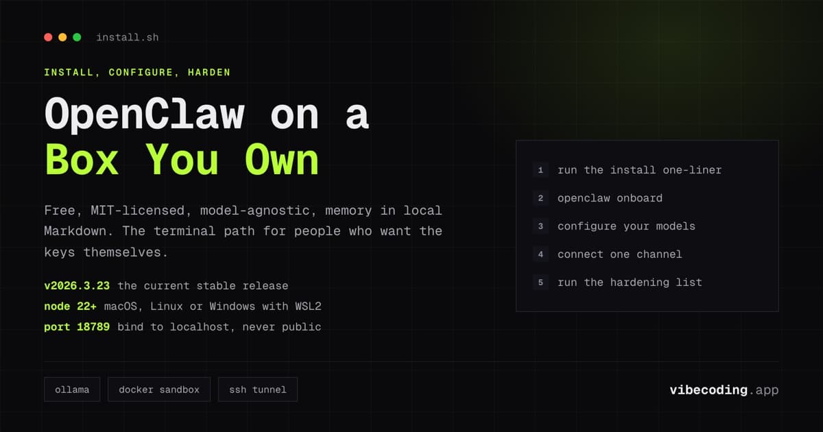 OpenClaw Guide 2026: Install, Configure, and Run a Self-Hosted AI Agent