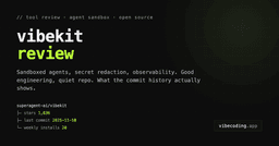 VibeKit Review: The Agent Sandbox That Stopped Shipping