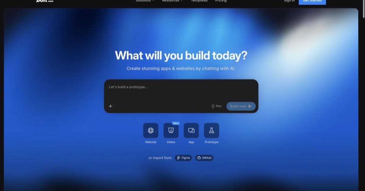 Bolt.new screenshot