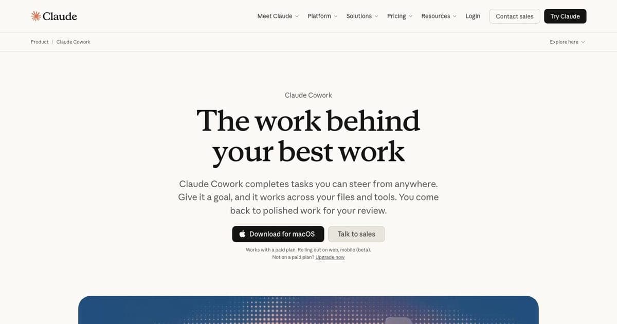 Claude Cowork screenshot