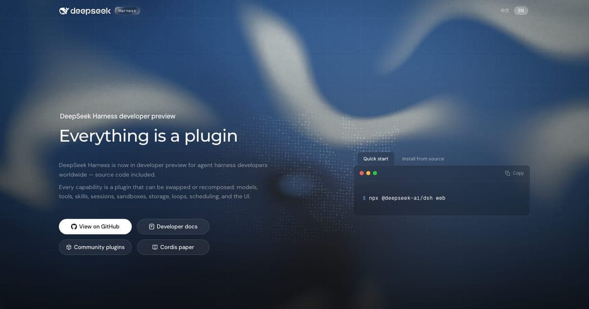 DeepSeek Harness screenshot