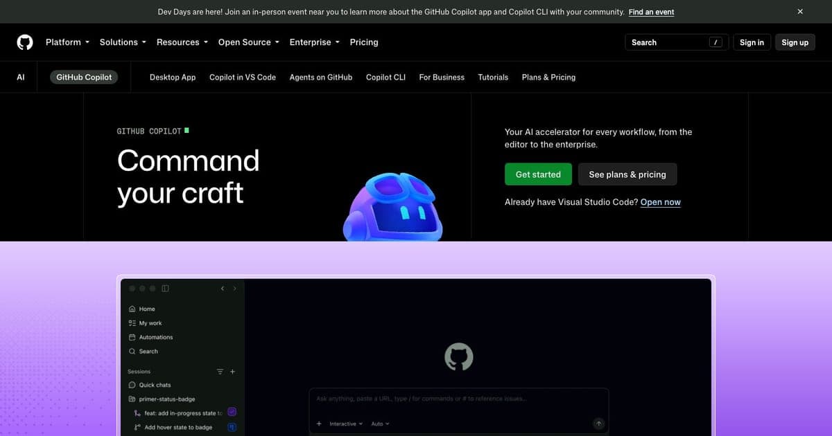 GitHub Spark screenshot