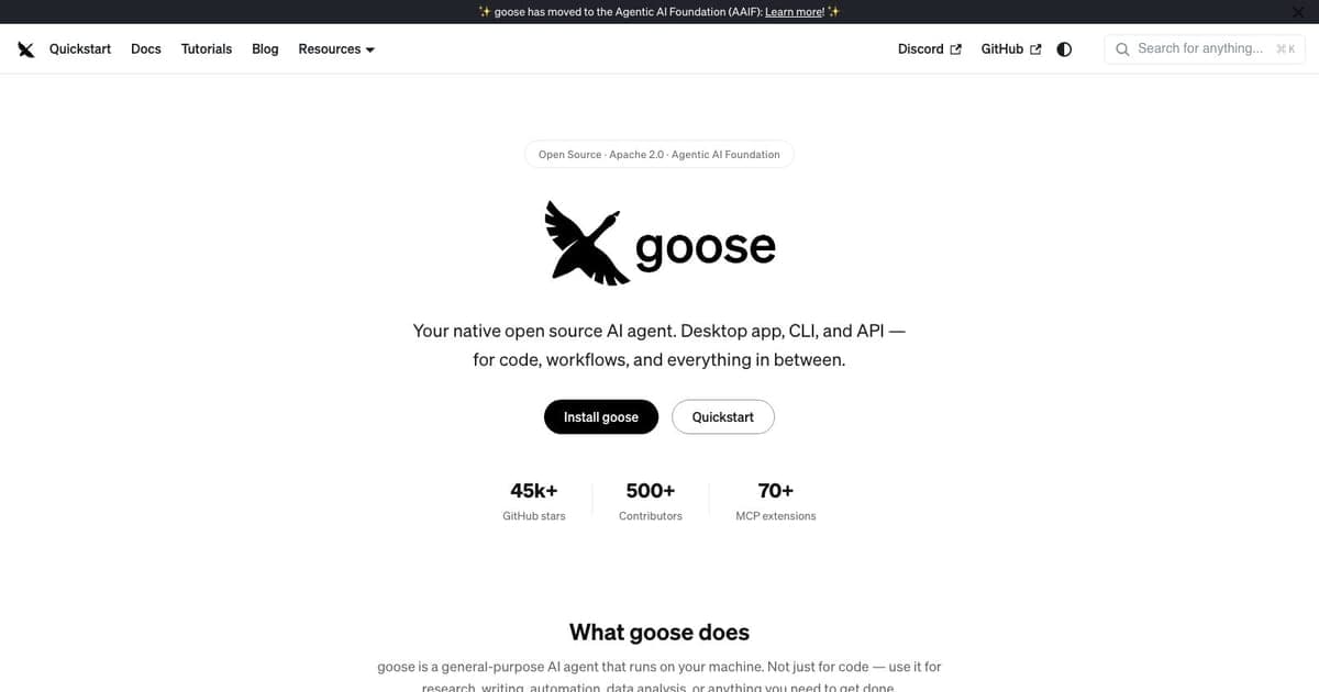Goose screenshot