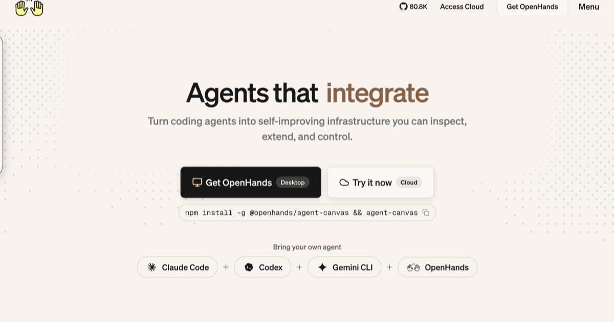 OpenHands screenshot