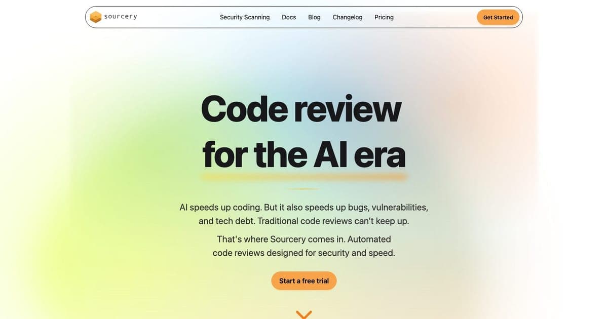 Sourcery AI screenshot