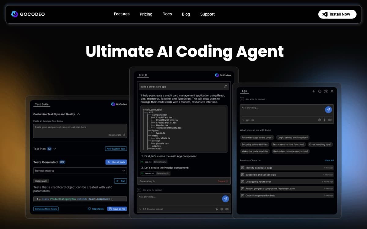 GoCodeo screenshot
