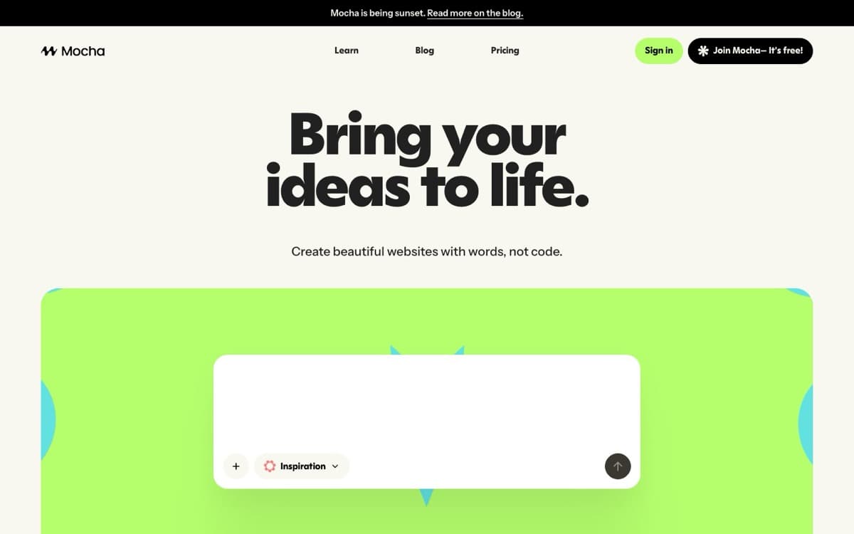 Mocha screenshot